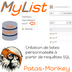 Création myList personnalisée
