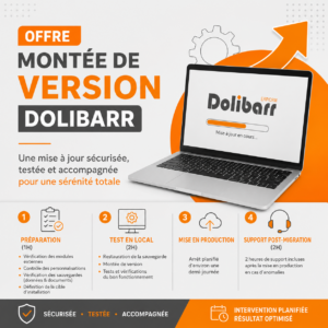 Mise à niveau (montée de version) Dolibarr